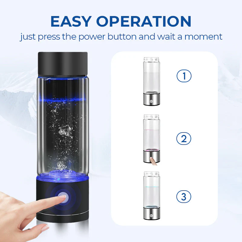 Hydrogen Wellness Bottle 💧 | Pure, Energized Water Anywhere 🌟