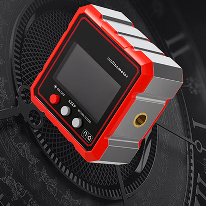 High-Precision Magnetic Inclinometer with LED Display