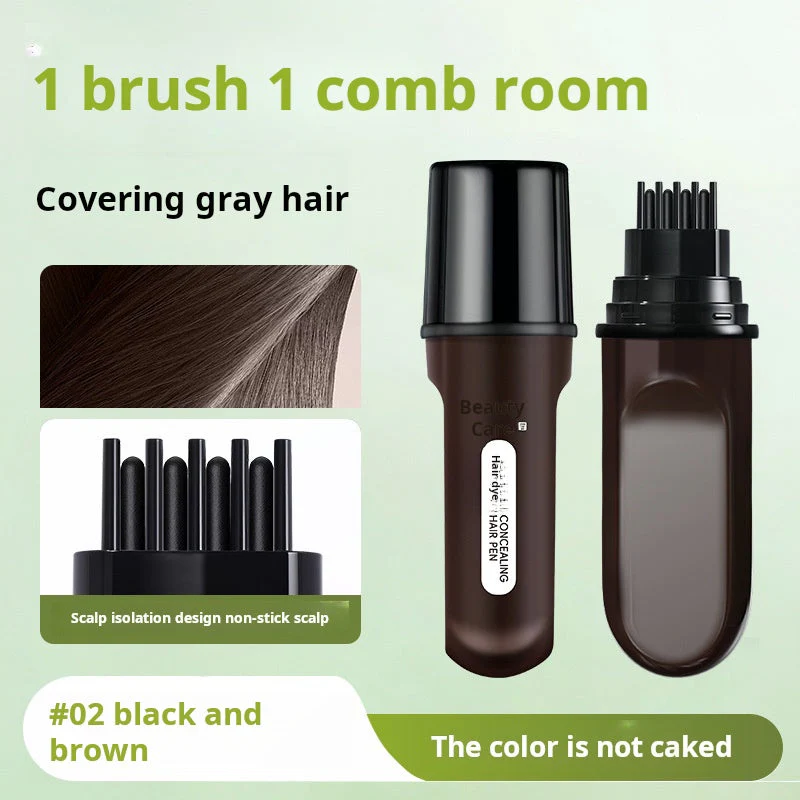 💇‍♀️3-color set meal✨ 10-Second Root Rescue! Gray Coverage Hair Pen - Instant Youth in a Click! ✨