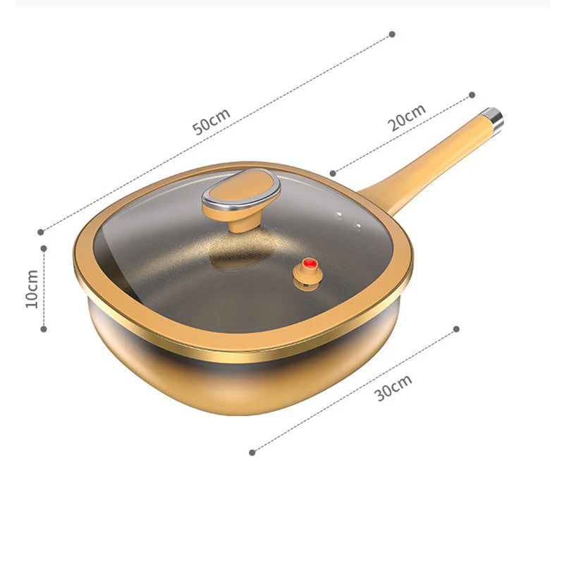 ⏳Limited Time 50% Off⏰12-Inch Titanium Alloy Nonstick Pan--⏳While Supplies Last