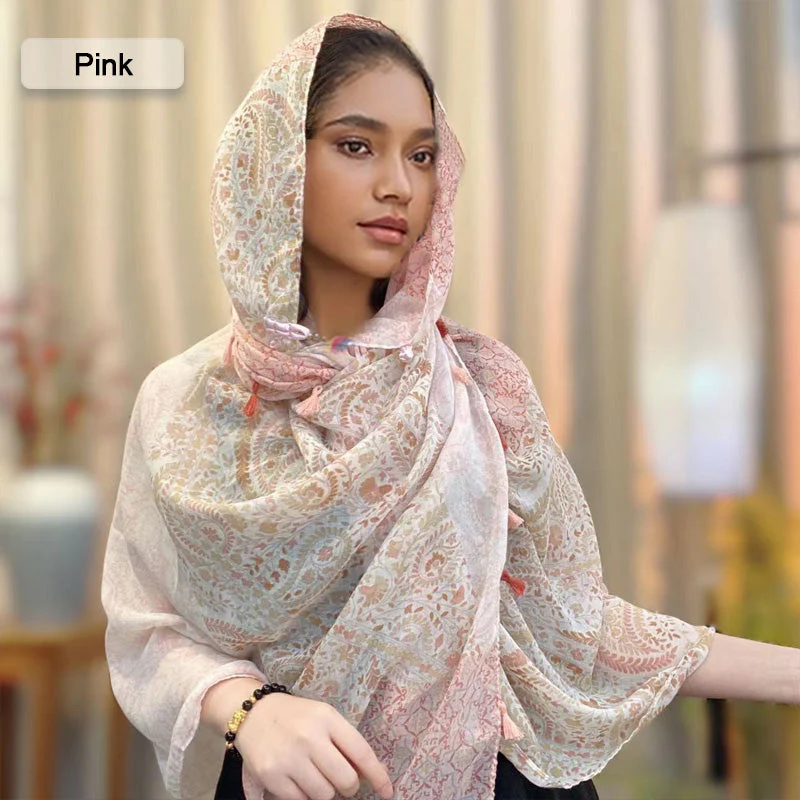 🔥2024 Fall Hot Sale🔥Women's Button Shawl Scarf for Sun Protection