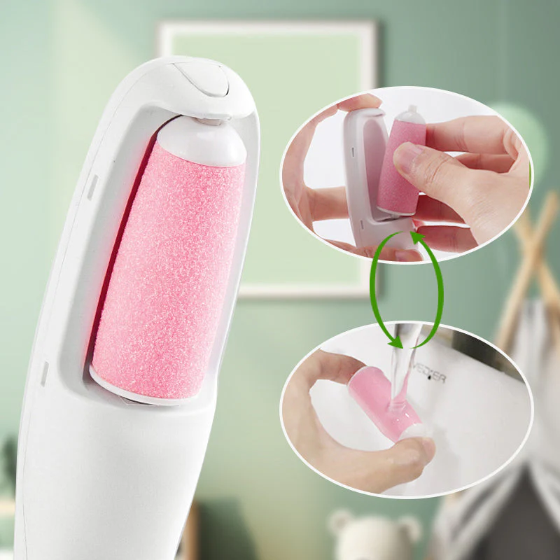 🔥2-in-1 Electric Foot Callus & Hair Remover