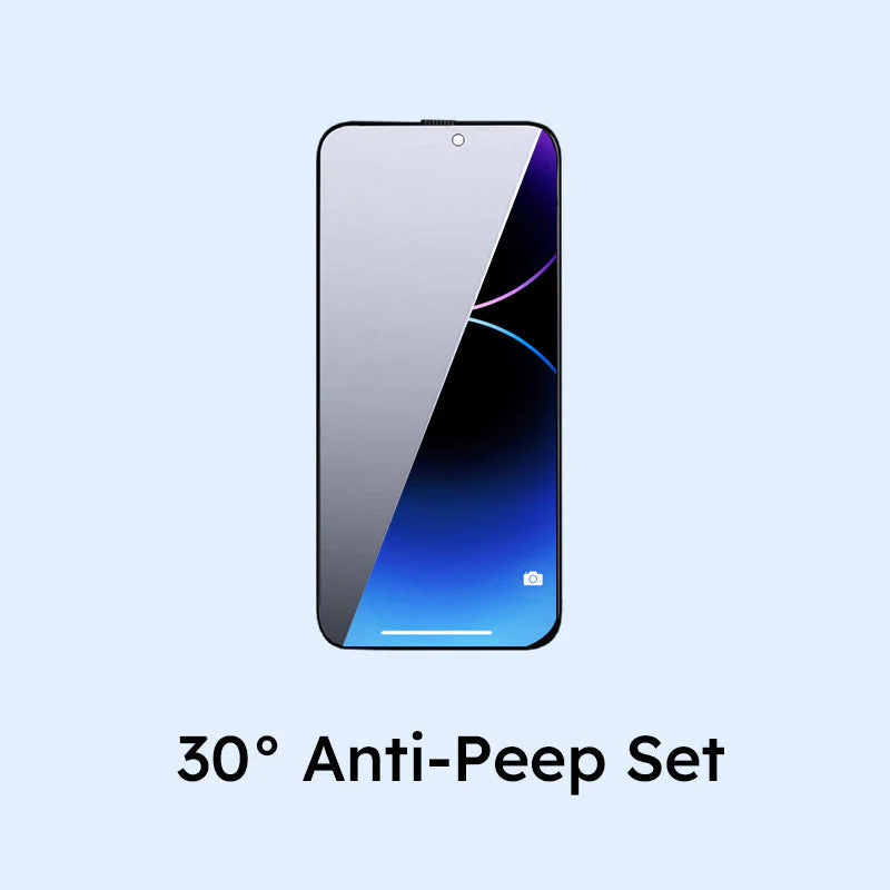 Multi-Angle Anti-Peep-Hartfolienset für das iPhone13-16