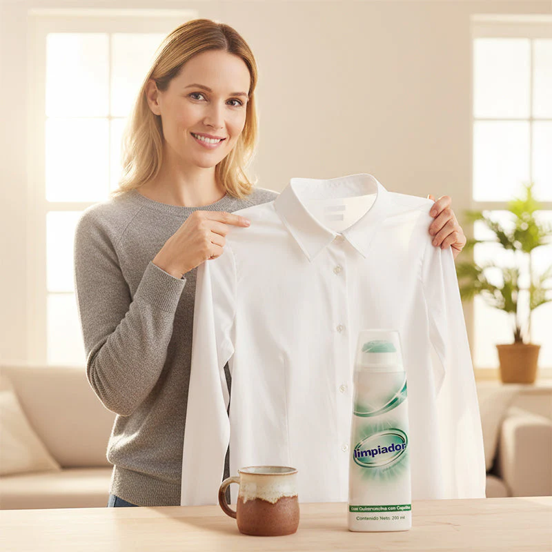 🔥Tiempo limitado 50% de descuento🔥  Gel Quitamanchas Enzimático Potente con Cepillo