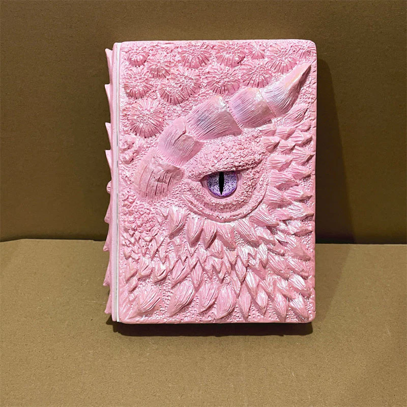 3D Textured Fantasy Dragon Eye Notebook