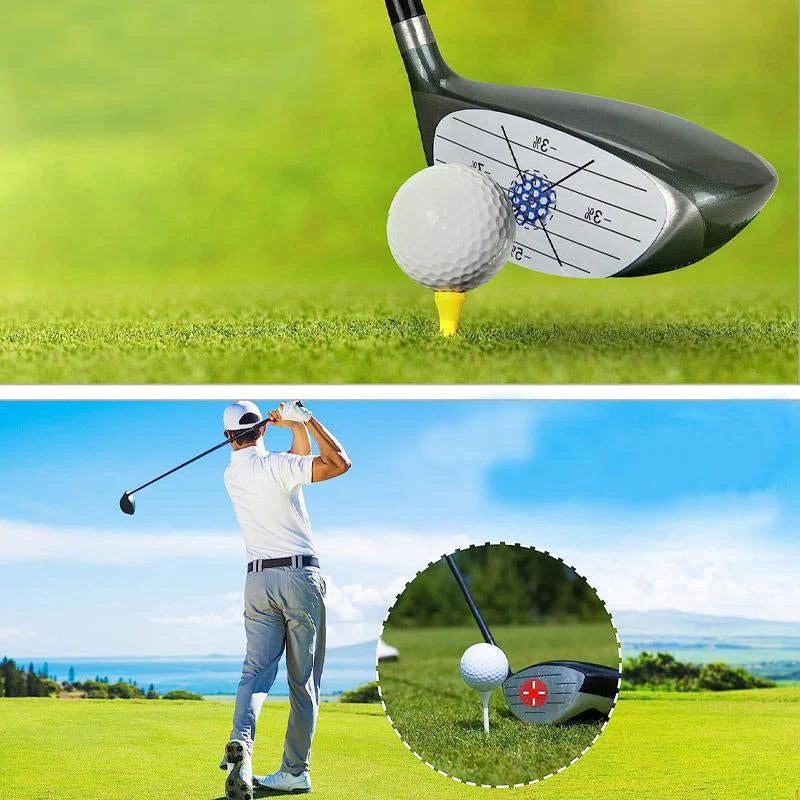 Self-Teaching Golf Impact Tape Set for Woods & Irons