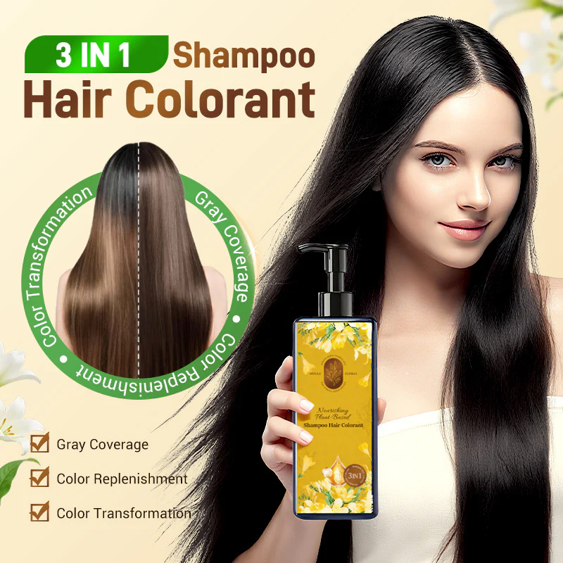 🔥Pure natural plant extract💥Nurturing herbal hair color