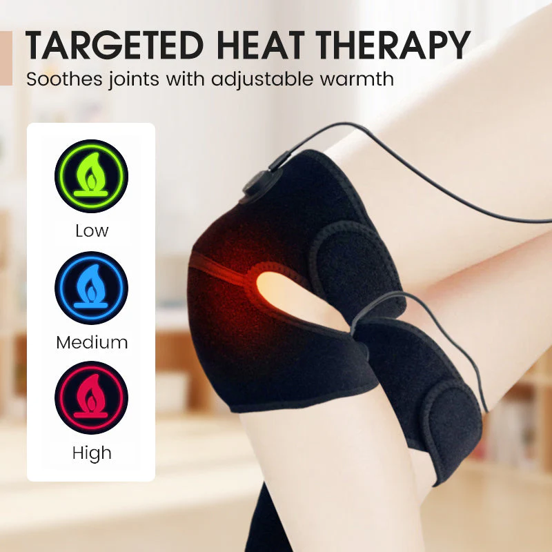 Heated Vibrating Knee Brace Massager