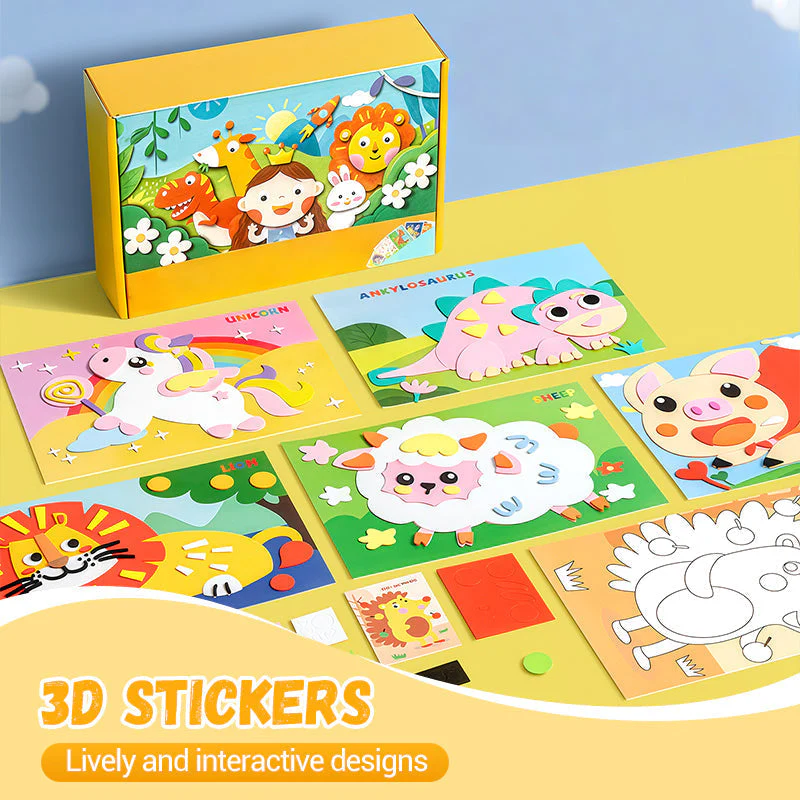 🔥HOT SALE 50% OFF-Children’s DIY 3D EVA Sticker Craft