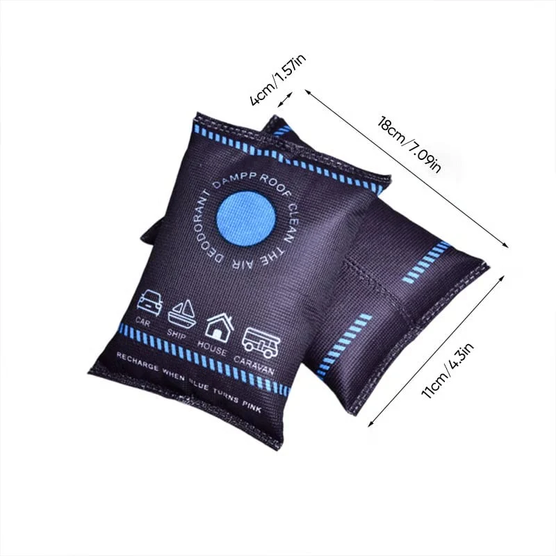 ❄️Dehumidification Bag Desiccant|Reusable Moisture Absorber with Color-Changing Indicator