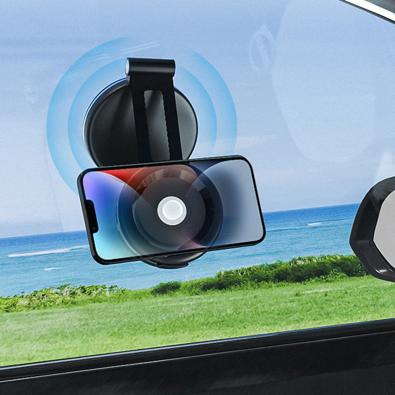 Double Suction Cup Wireless Charging Phone Holder
