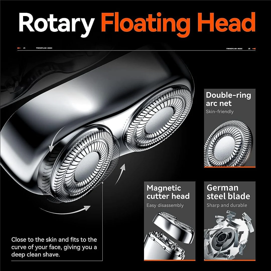 ✨HOT SALE✨2025New Upgrade Pocket Shaver USB Mini Shavers for Men Rechargeable Waterproof Compact Electric Razor for Home, Car, Travel