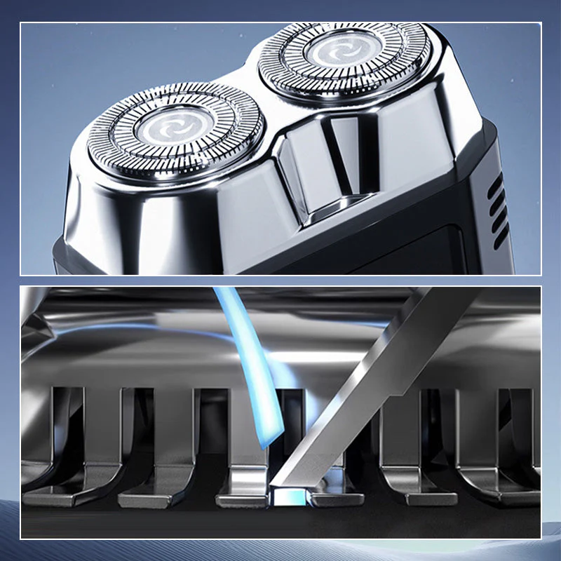 Transparent Mini Electric Shaver - IPX7 Waterproof