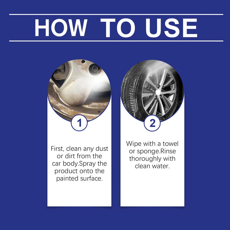 💫Buy 2 Get 1 Free💫All-in-One Powerful Rust Remover Spray For Cars – Works on Bumpers, Exhausts & Trim, Effortless Rust Removal in Minutes