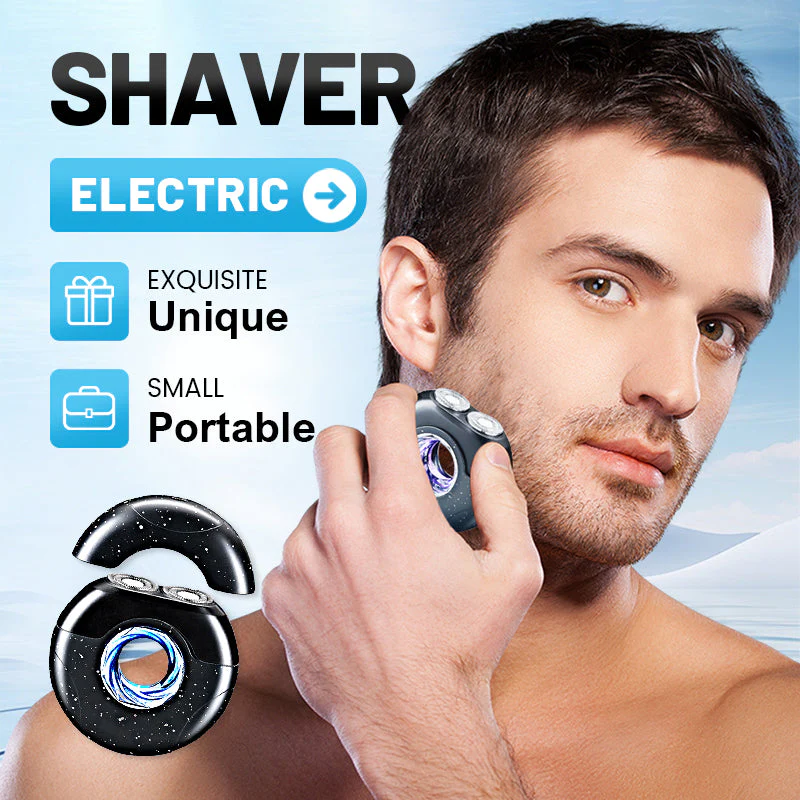 🔥2025 New Arrival🔥 Donut Type Double Ring Floating Electric Shaver
