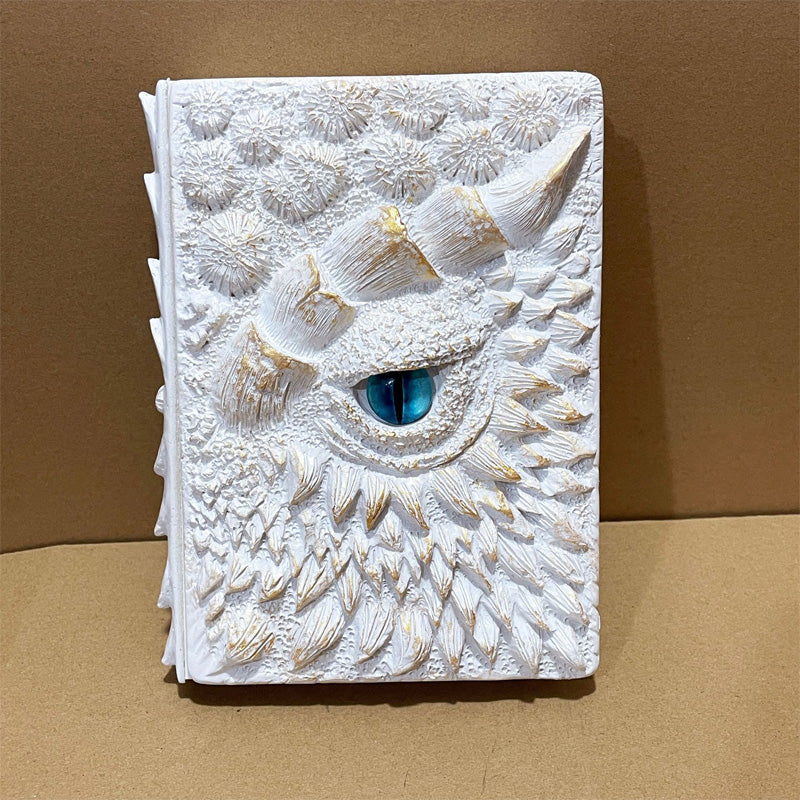 3D Textured Fantasy Dragon Eye Notebook
