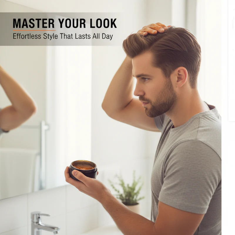 Men's Volumizing Hair Styling Wax