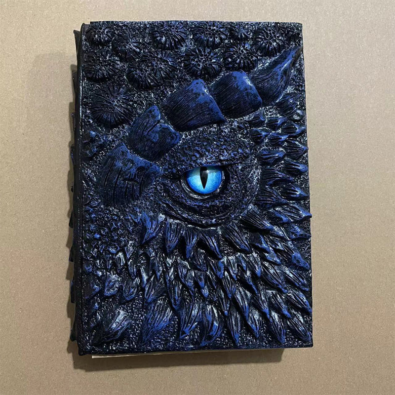 3D Textured Fantasy Dragon Eye Notebook