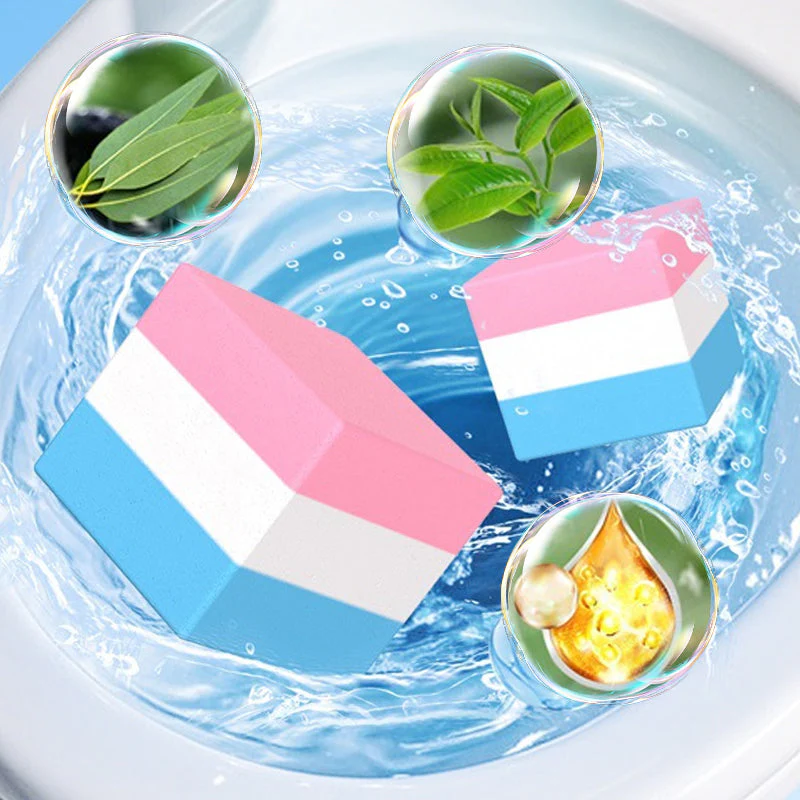 3-in-1 WC-Reinigungsblock – Desodorisiert, Reinigt, Sterilisiert