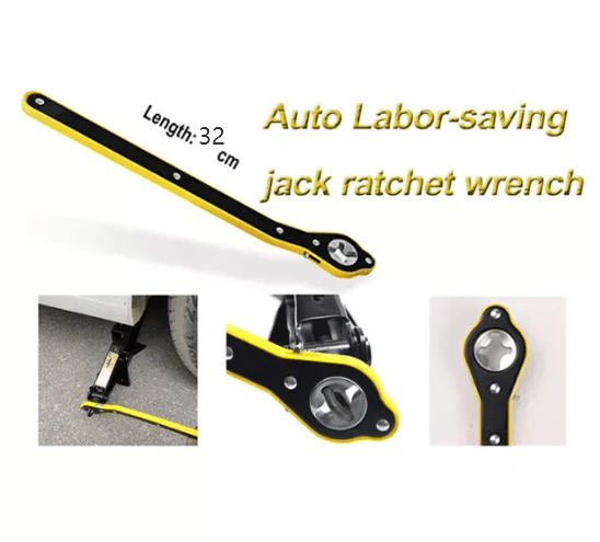 🔥Hot Sale 50% OFF🔧🛞Auto Labor-saving Jack Ratchet Wrench