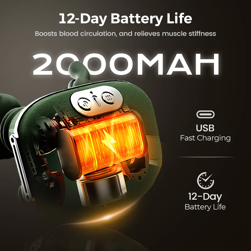 🏆2026 New Year Sale-50% OFF🎁3D Shiatsu Neck & Shoulder Massager with Soothing Heat - Deep Tissue Kneading for Back & Neck Pain Relief