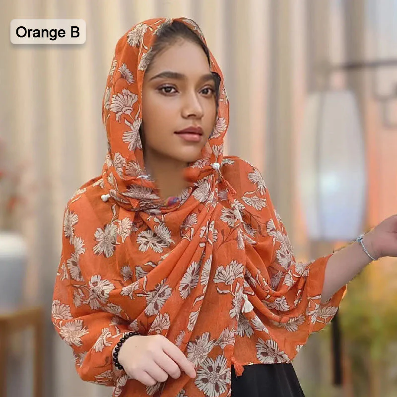 🔥2024 Fall Hot Sale🔥Women's Button Shawl Scarf for Sun Protection