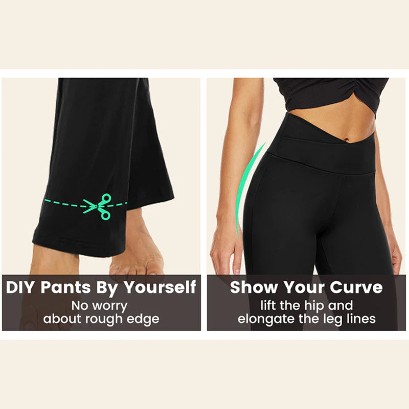 Women's High Stretch High Waist Flared Pants