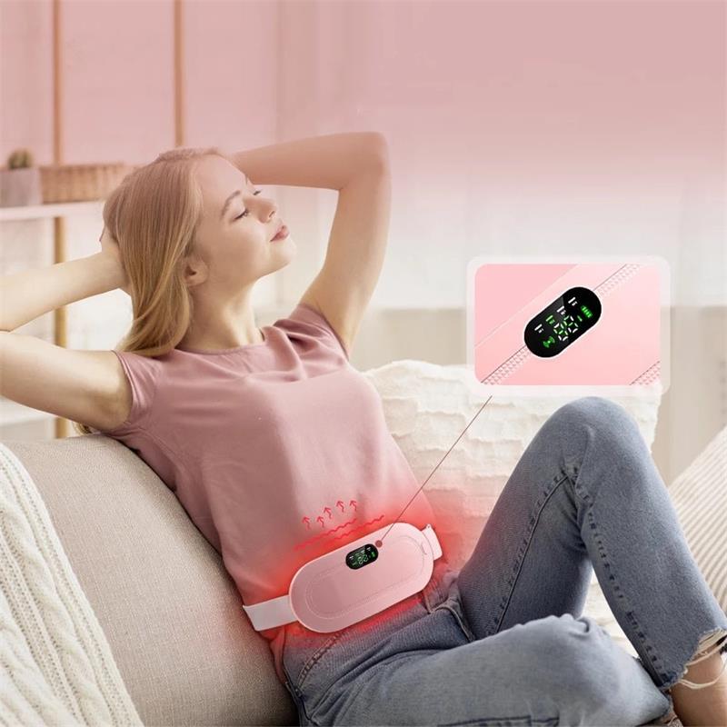 🔥 Warm Embrace: Electric Heated Menstrual Belt!