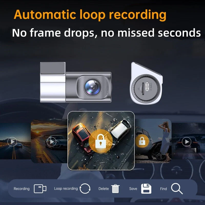 🔥Christmas Limited-Time Offer: 55% OFF!!!🔥1080P HD Dash Cam with Wi-Fi & Night Vision