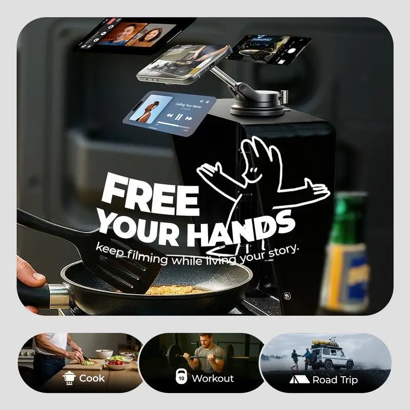 🔥Hot Sale🔥Foldable Magnetic Car Phone Holder