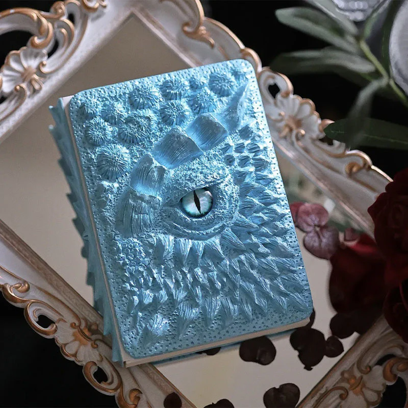 3D Textured Fantasy Dragon Eye Notebook