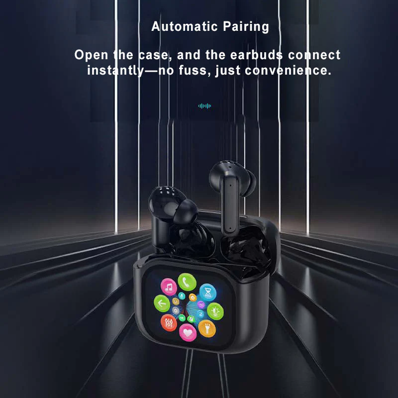 Compact Touch-Control Clear-Sound Earbuds