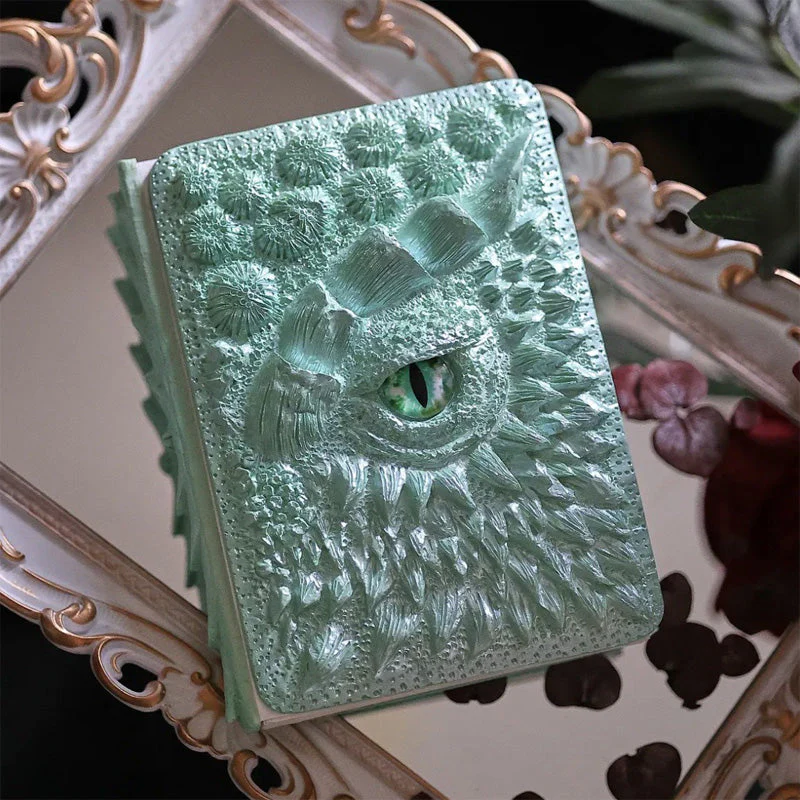 3D Textured Fantasy Dragon Eye Notebook