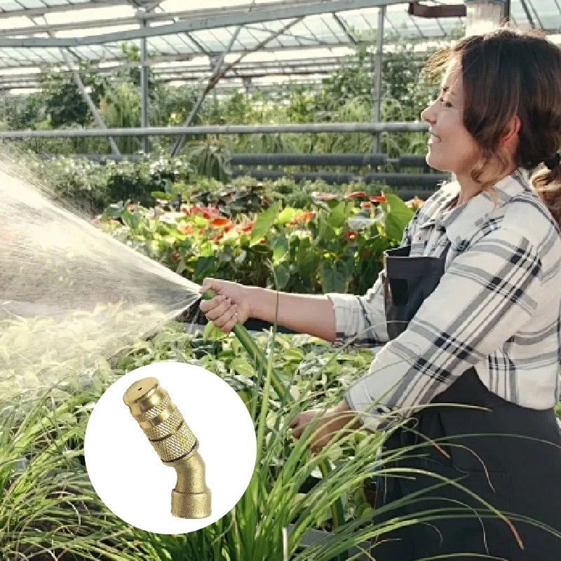 Adjustable Brass Sprayer Nozzle - 45° Tilted