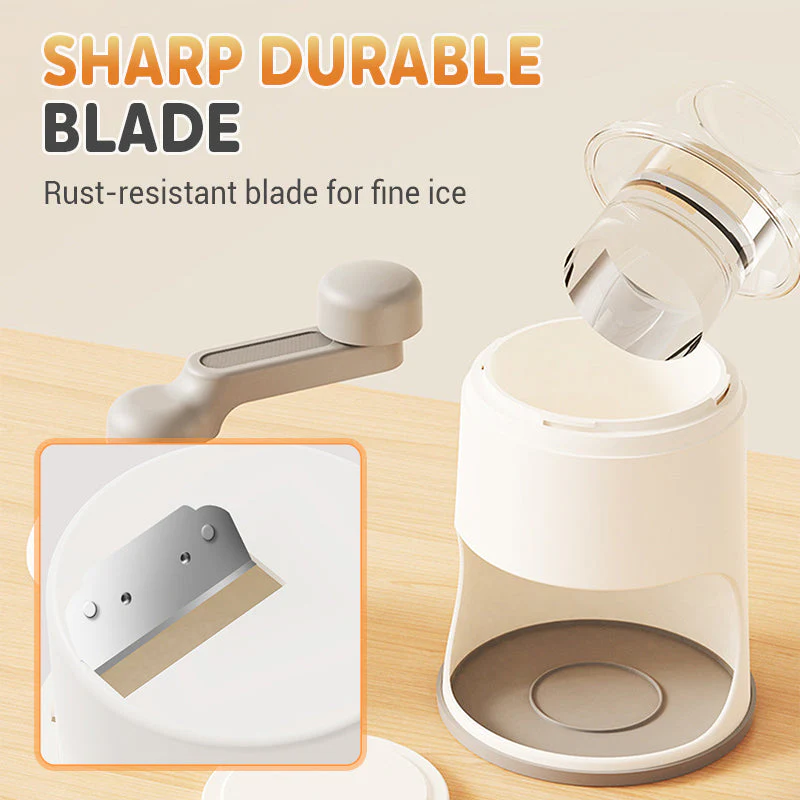 Easy-to-Use Hand Crank Ice Shaver