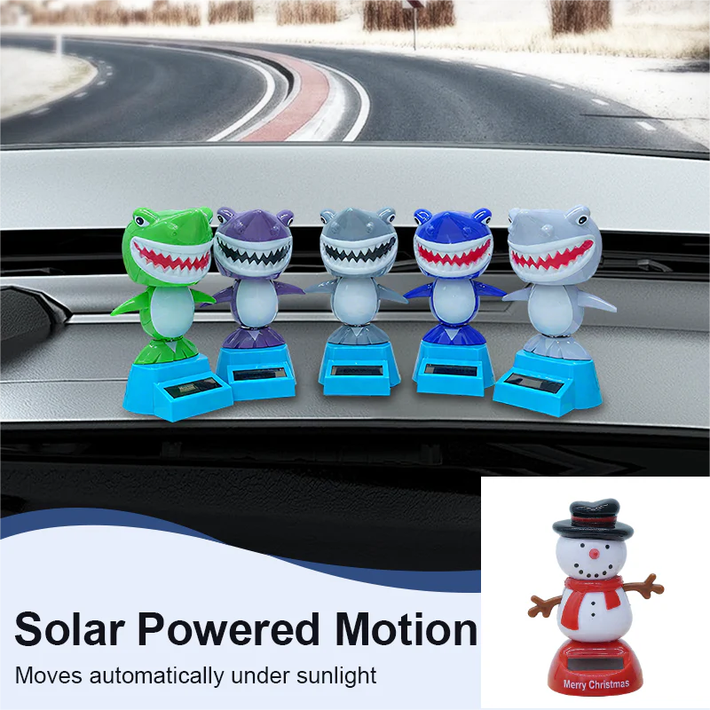 Solar-Powered Car Dashboard Toys