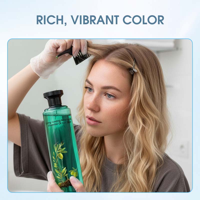 🌿Long-Lasting Botanical Essential Oil Hair Dye|Buy 1 Get 1 Free🎁