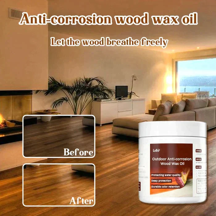Wood cleaner & polish - with premium brush🏠Waterproof and corrosion resistant