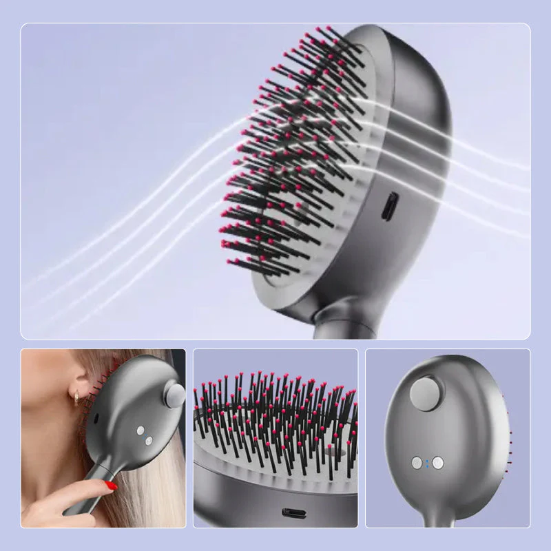 3-in-1 Electric Scalp Massage Spray Brush
