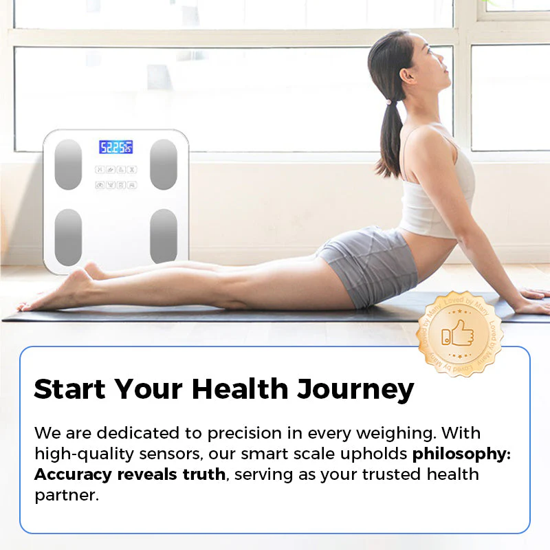 Smart Body Fat Scale with LCD Display