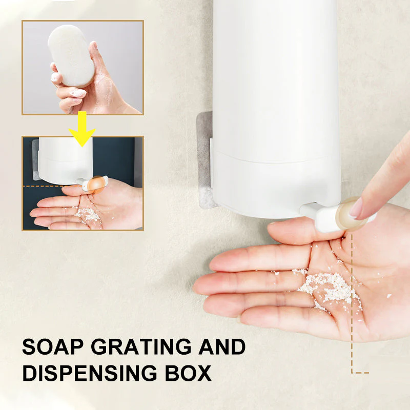 A box that turns soap into powder without touching water