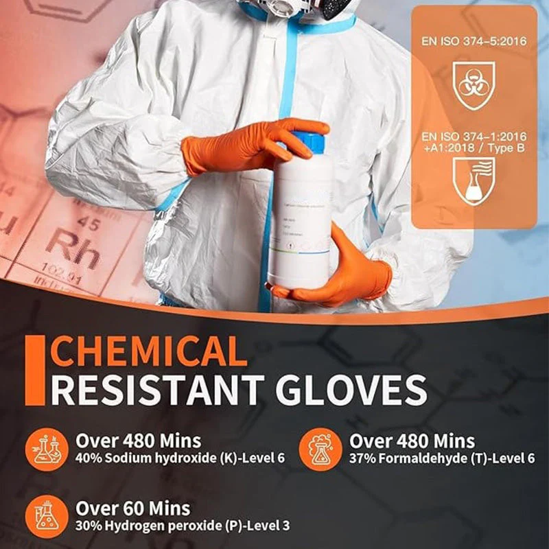 🔥Super wear-resistant nitrile gloves 30 PCS