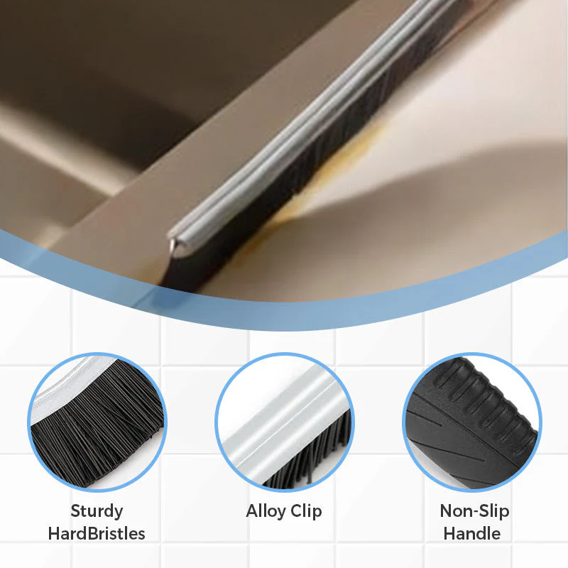 Multifunction Hard Bristle Crevice Cleaning Brush