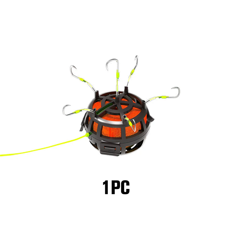 Reverse Bottom Bait Cage Fishing Hook