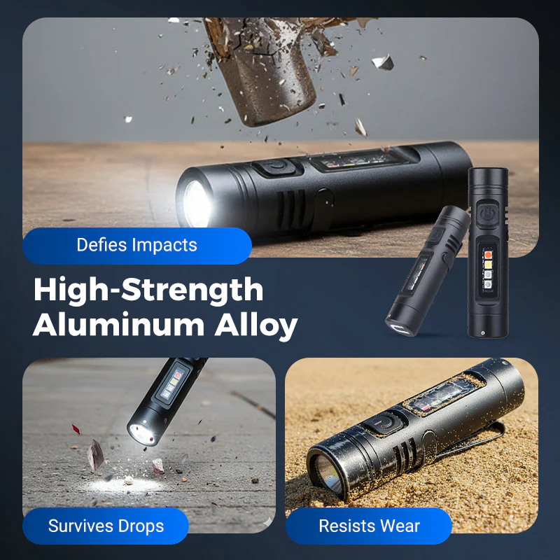💥Multi-Functional Aluminum Alloy Mini Flashlight|BUY 2 GET 1 FREE🔦✨