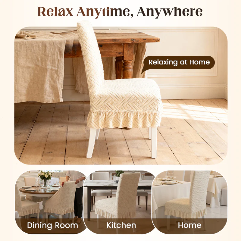 🎄 Ofertas especiales para Navidad 🎄💥🪑Dining Chair Slipcover Set✨Instant holiday upgrade! Refresh your dining space🎄