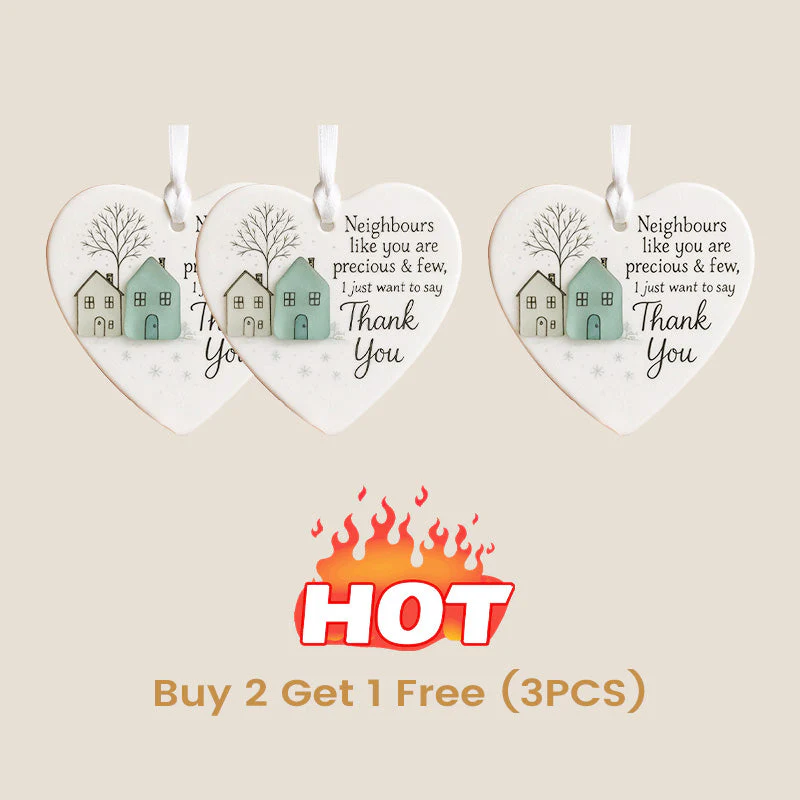 🎉Early Christmas Sale 49% OFF🎄Thank You Neighbours Heart - Shaped Ornament