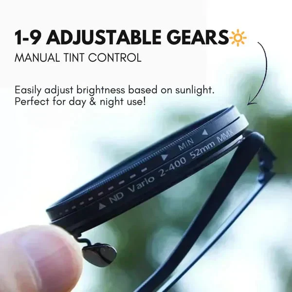 🔥Adjustable Tint Polarized Round Sunglasses (50% OFF)
