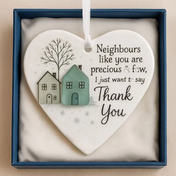 🎉Early Christmas Sale 49% OFF🎄Thank You Neighbours Heart - Shaped Ornament