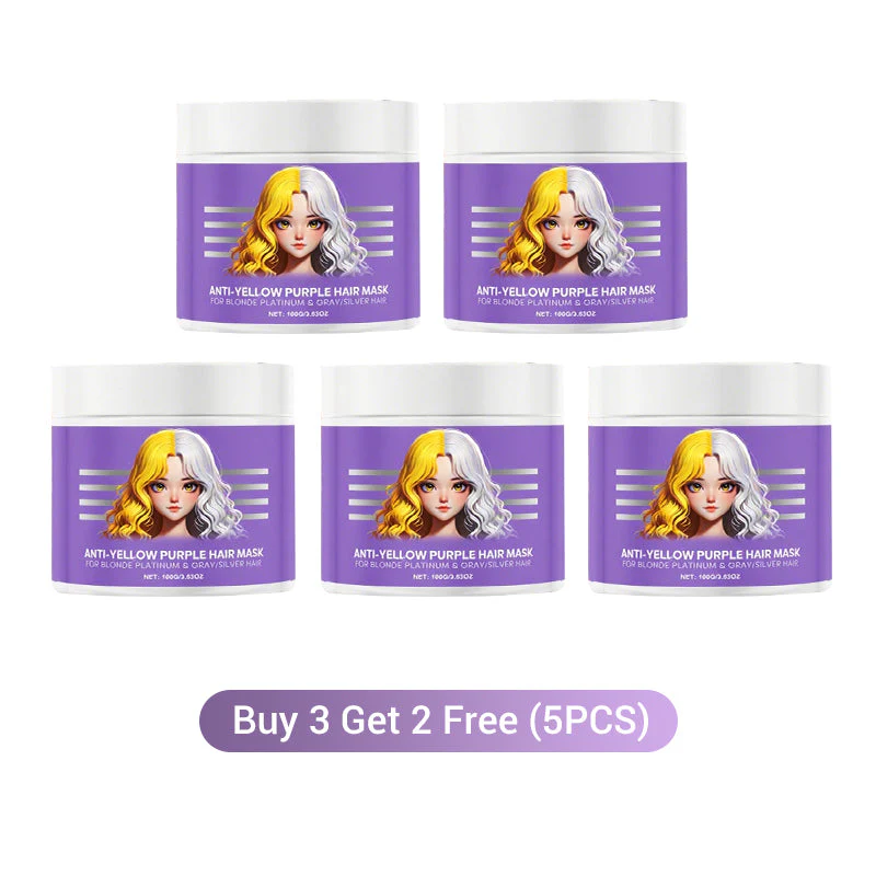 Anti-Yellowing Purple Hair Mask 💜 Say goodbye to Red Highlights! 💜
